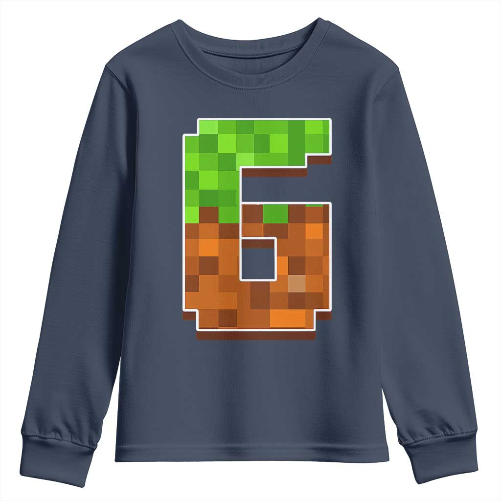 Number 6 Youth Sweatshirt Game Matching 67 Meme Costume 6th Birthday 6 Years - Wonder Print Shop