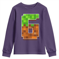 Number 6 Youth Sweatshirt Game Matching 67 Meme Costume 6th Birthday 6 Years - Wonder Print Shop