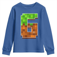 Number 6 Youth Sweatshirt Game Matching 67 Meme Costume 6th Birthday 6 Years - Wonder Print Shop