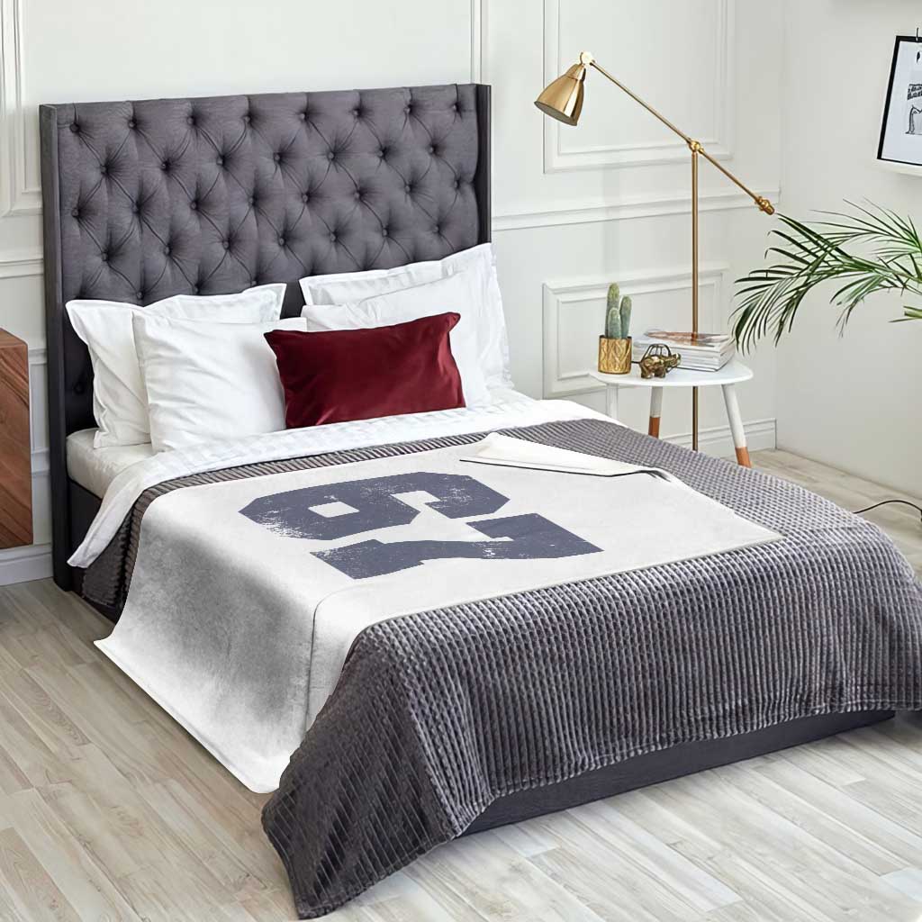 Number 67 Throw Blanket Numbered Uniform Sports Jersey Team 67th Birthday - Wonder Print Shop