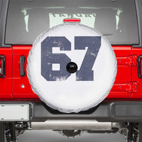 Number 67 Spare Tire Cover Numbered Uniform Sports Jersey Team 67th Birthday - Wonder Print Shop