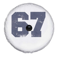 Number 67 Spare Tire Cover Numbered Uniform Sports Jersey Team 67th Birthday - Wonder Print Shop
