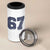 Number 67 4 in 1 Can Cooler Tumbler Numbered Uniform Sports Jersey Team 67th Birthday - Wonder Print Shop