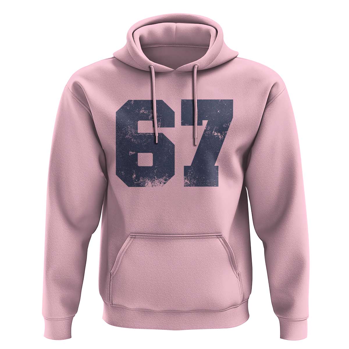 Number 67 Hoodie Numbered Uniform Sports Jersey Team 67th Birthday - Wonder Print Shop