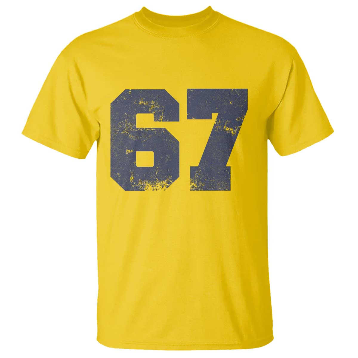Number 67 T Shirt Numbered Uniform Sports Jersey Team 67th Birthday - Wonder Print Shop