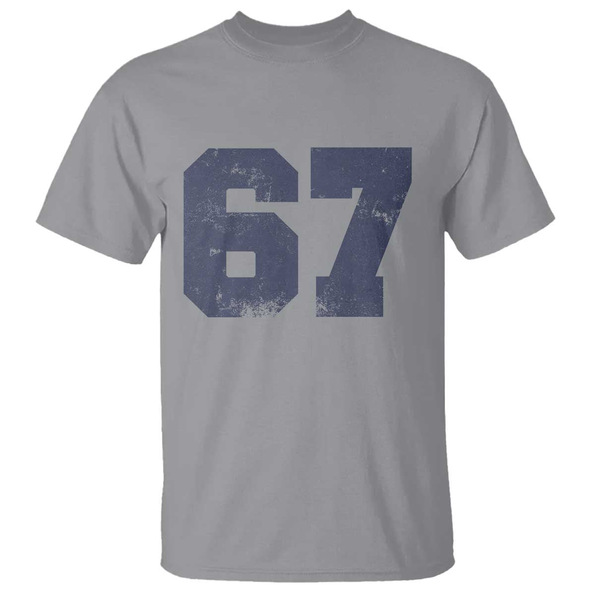 Number 67 T Shirt Numbered Uniform Sports Jersey Team 67th Birthday - Wonder Print Shop