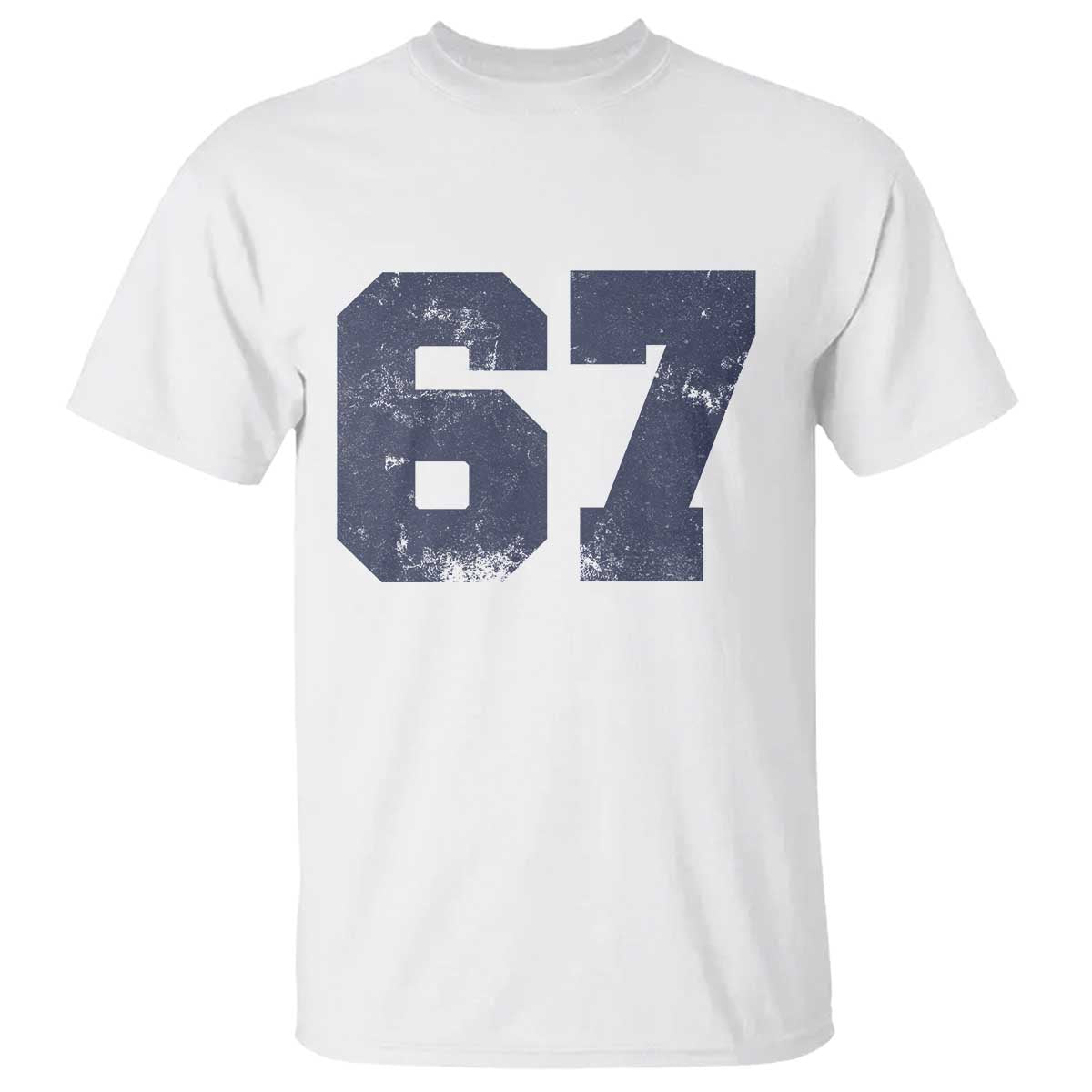Number 67 T Shirt Numbered Uniform Sports Jersey Team 67th Birthday - Wonder Print Shop