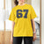 Number 67 T Shirt For Women Numbered Uniform Sports Jersey Team 67th Birthday - Wonder Print Shop