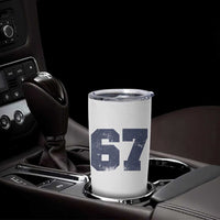 Number 67 Tumbler Cup Numbered Uniform Sports Jersey Team 67th Birthday - Wonder Print Shop
