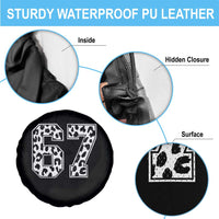 67 Jersey Number Spare Tire Cover Funny Six Seven Meme Y2k Leopard Number - Wonder Print Shop