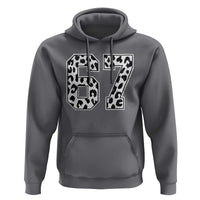 67 Jersey Number Hoodie Funny Six Seven Meme Y2k Leopard Number - Wonder Print Shop