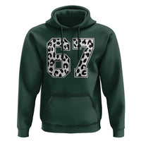 67 Jersey Number Hoodie Funny Six Seven Meme Y2k Leopard Number - Wonder Print Shop