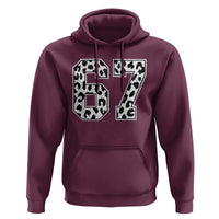 67 Jersey Number Hoodie Funny Six Seven Meme Y2k Leopard Number - Wonder Print Shop