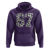 67 Jersey Number Hoodie Funny Six Seven Meme Y2k Leopard Number - Wonder Print Shop