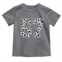 67 Jersey Number Toddler T Shirt Funny Six Seven Meme Y2k Leopard Number - Wonder Print Shop