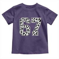 67 Jersey Number Toddler T Shirt Funny Six Seven Meme Y2k Leopard Number - Wonder Print Shop