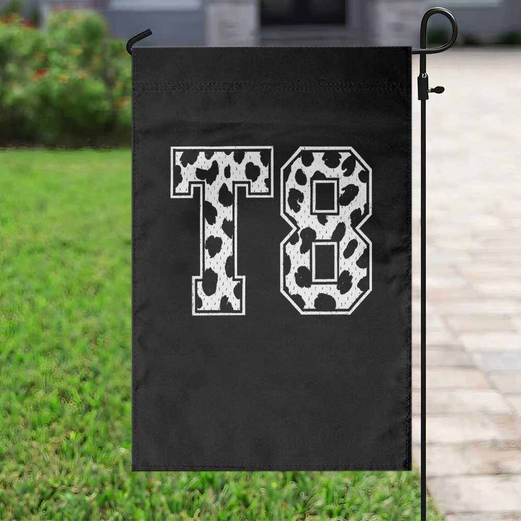 T8 Jersey Number Garden Flag Y2k Leopard Number Concert Inspired Outfit Varsity Sports - Wonder Print Shop