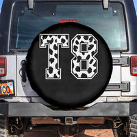 T8 Jersey Number Spare Tire Cover Y2k Leopard Number Concert Inspired Outfit Varsity Sports - Wonder Print Shop