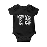T8 Jersey Number Baby Onesie Y2k Leopard Number Concert Inspired Outfit Varsity Sports - Wonder Print Shop