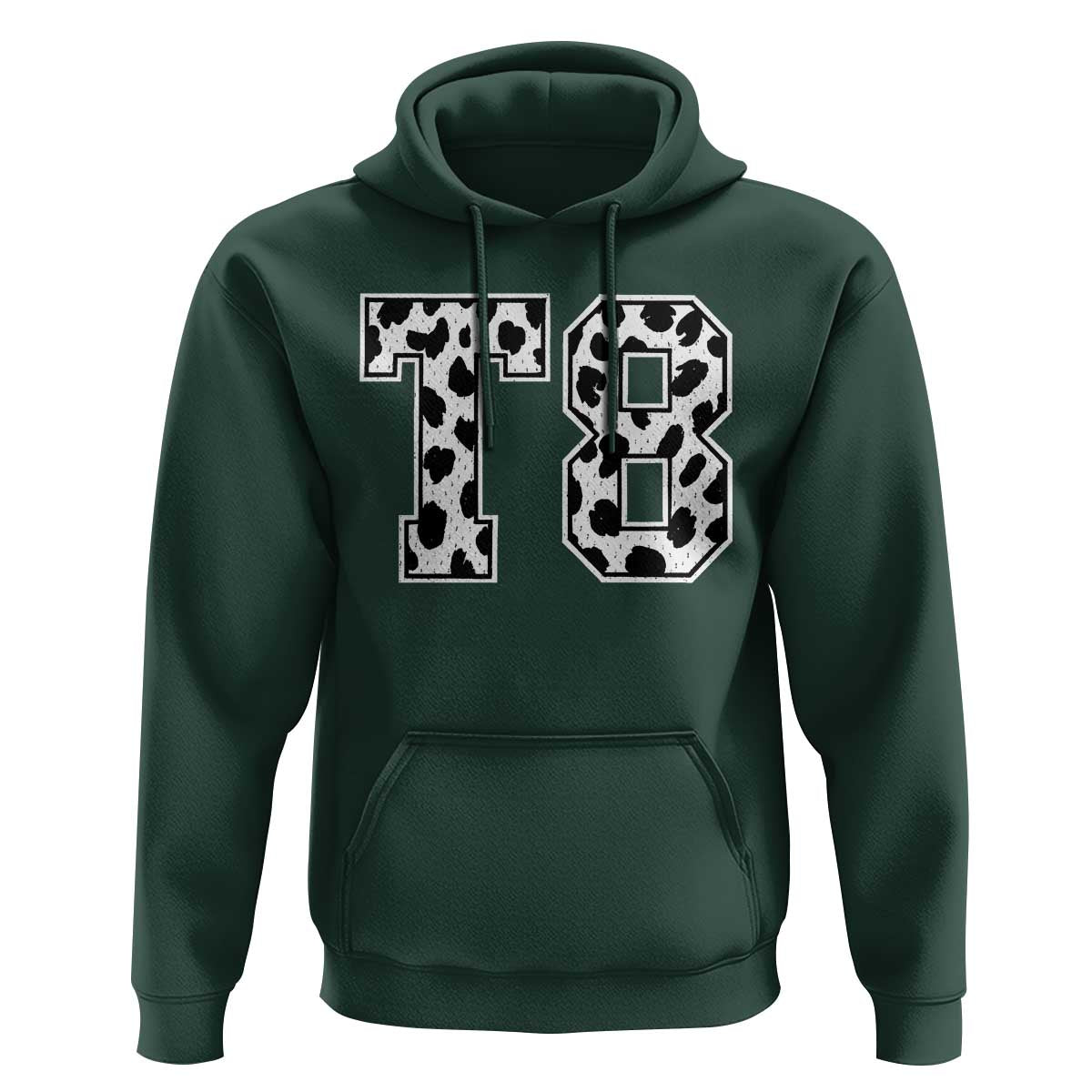 T8 Jersey Number Hoodie Y2k Leopard Number Concert Inspired Outfit Varsity Sports - Wonder Print Shop