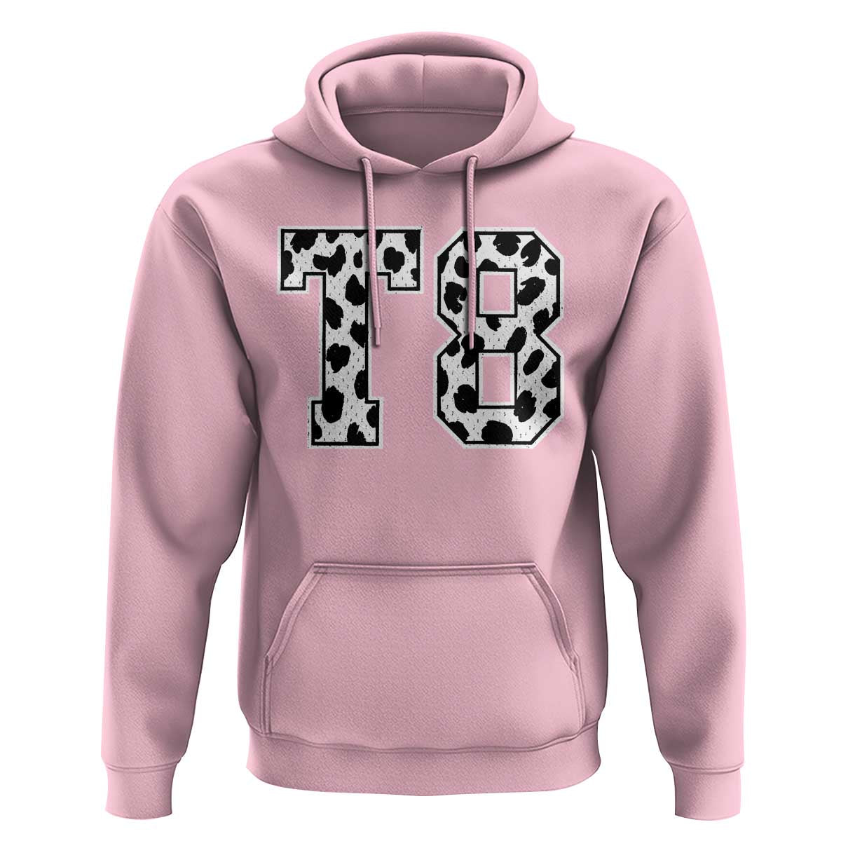 T8 Jersey Number Hoodie Y2k Leopard Number Concert Inspired Outfit Varsity Sports - Wonder Print Shop