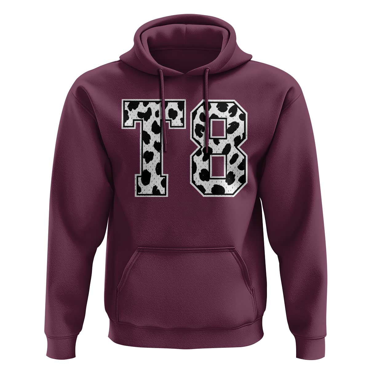 T8 Jersey Number Hoodie Y2k Leopard Number Concert Inspired Outfit Varsity Sports - Wonder Print Shop