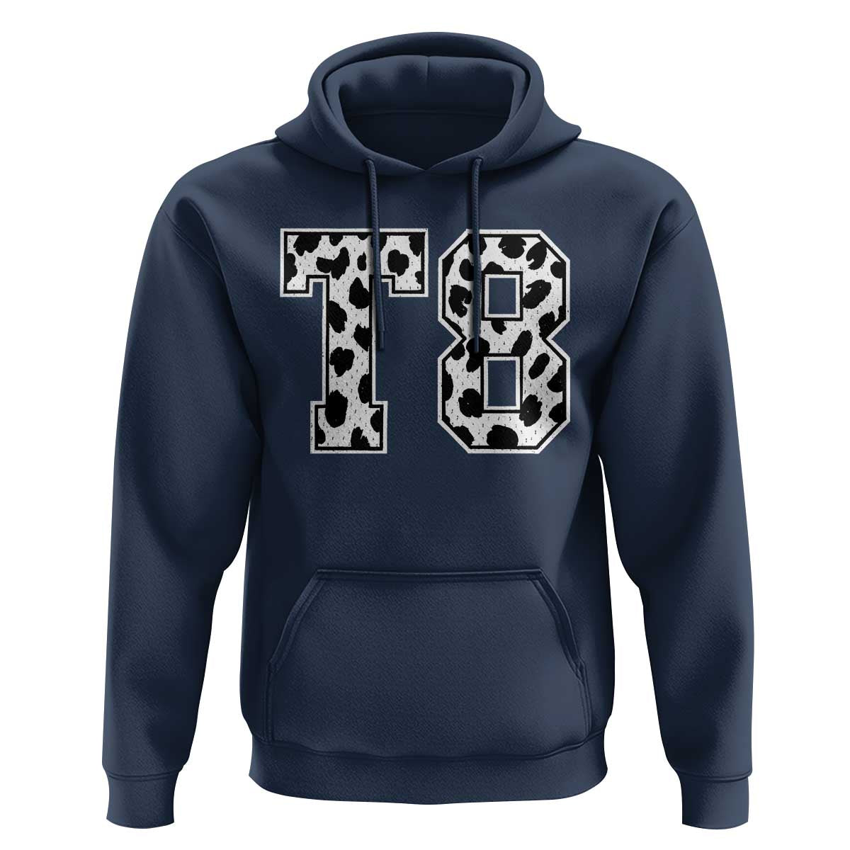 T8 Jersey Number Hoodie Y2k Leopard Number Concert Inspired Outfit Varsity Sports - Wonder Print Shop