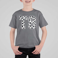 T8 Jersey Number T Shirt For Kid Y2k Leopard Number Concert Inspired Outfit Varsity Sports - Wonder Print Shop