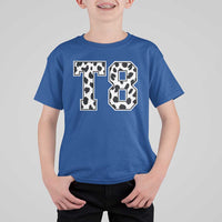T8 Jersey Number T Shirt For Kid Y2k Leopard Number Concert Inspired Outfit Varsity Sports - Wonder Print Shop