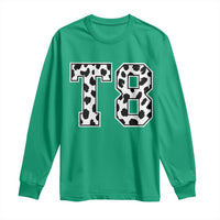 T8 Jersey Number Long Sleeve Shirt Y2k Leopard Number Concert Inspired Outfit Varsity Sports - Wonder Print Shop