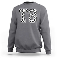 T8 Jersey Number Sweatshirt Y2k Leopard Number Concert Inspired Outfit Varsity Sports - Wonder Print Shop