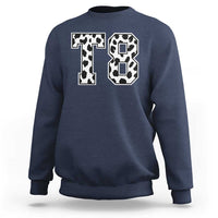 T8 Jersey Number Sweatshirt Y2k Leopard Number Concert Inspired Outfit Varsity Sports - Wonder Print Shop