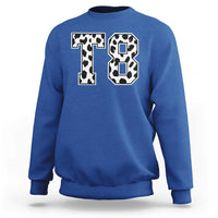 T8 Jersey Number Sweatshirt Y2k Leopard Number Concert Inspired Outfit Varsity Sports - Wonder Print Shop