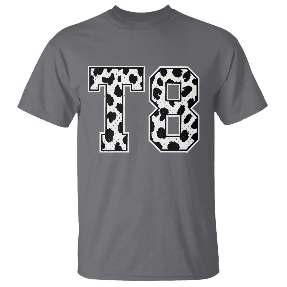 T8 Jersey Number T Shirt Y2k Leopard Number Concert Inspired Outfit Varsity Sports - Wonder Print Shop