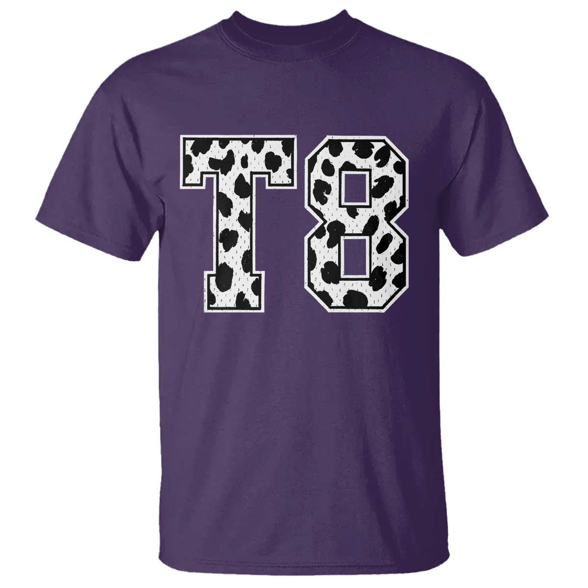 T8 Jersey Number T Shirt Y2k Leopard Number Concert Inspired Outfit Varsity Sports - Wonder Print Shop