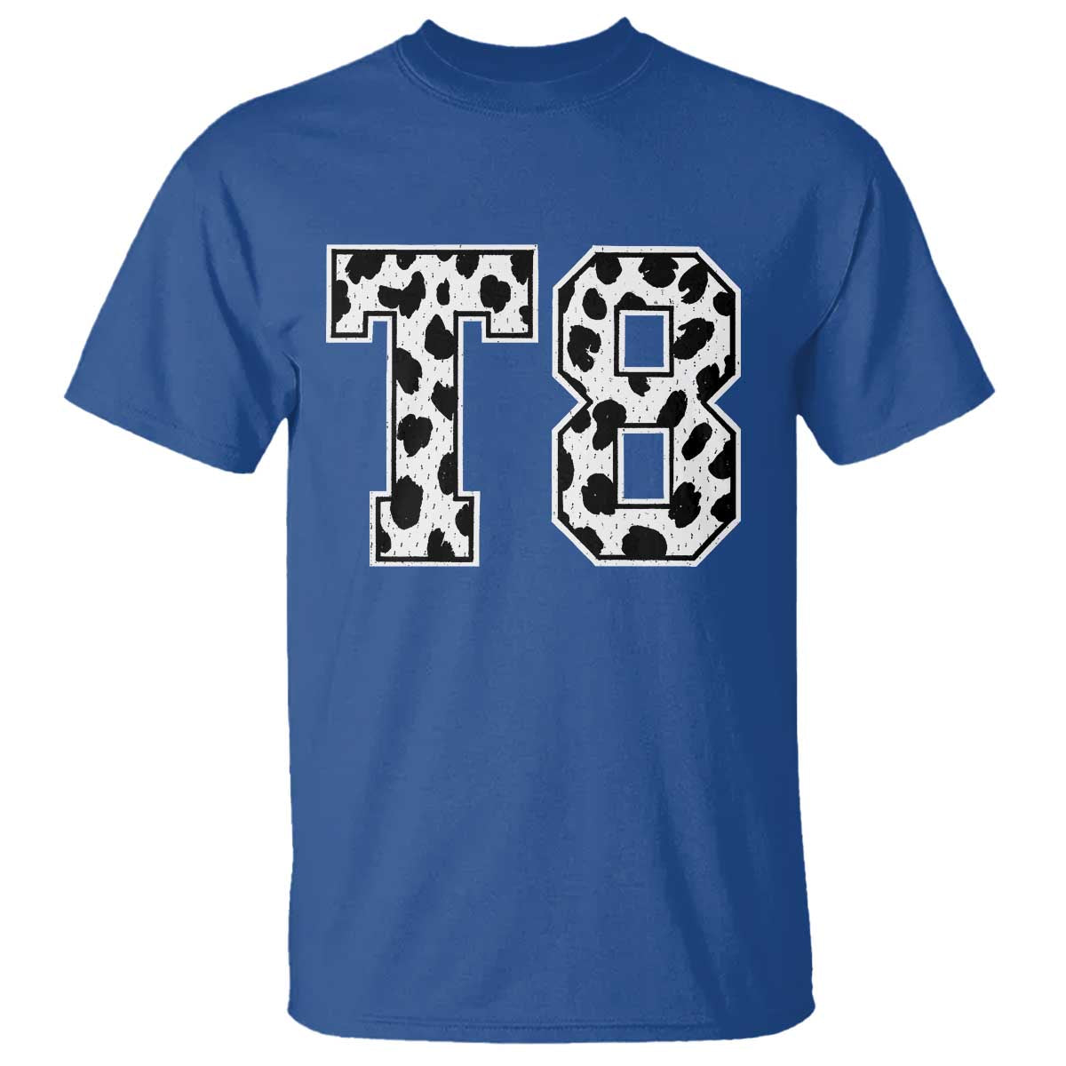 T8 Jersey Number T Shirt Y2k Leopard Number Concert Inspired Outfit Varsity Sports - Wonder Print Shop