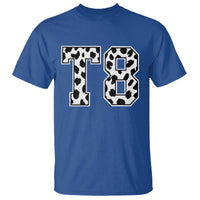 T8 Jersey Number T Shirt Y2k Leopard Number Concert Inspired Outfit Varsity Sports - Wonder Print Shop