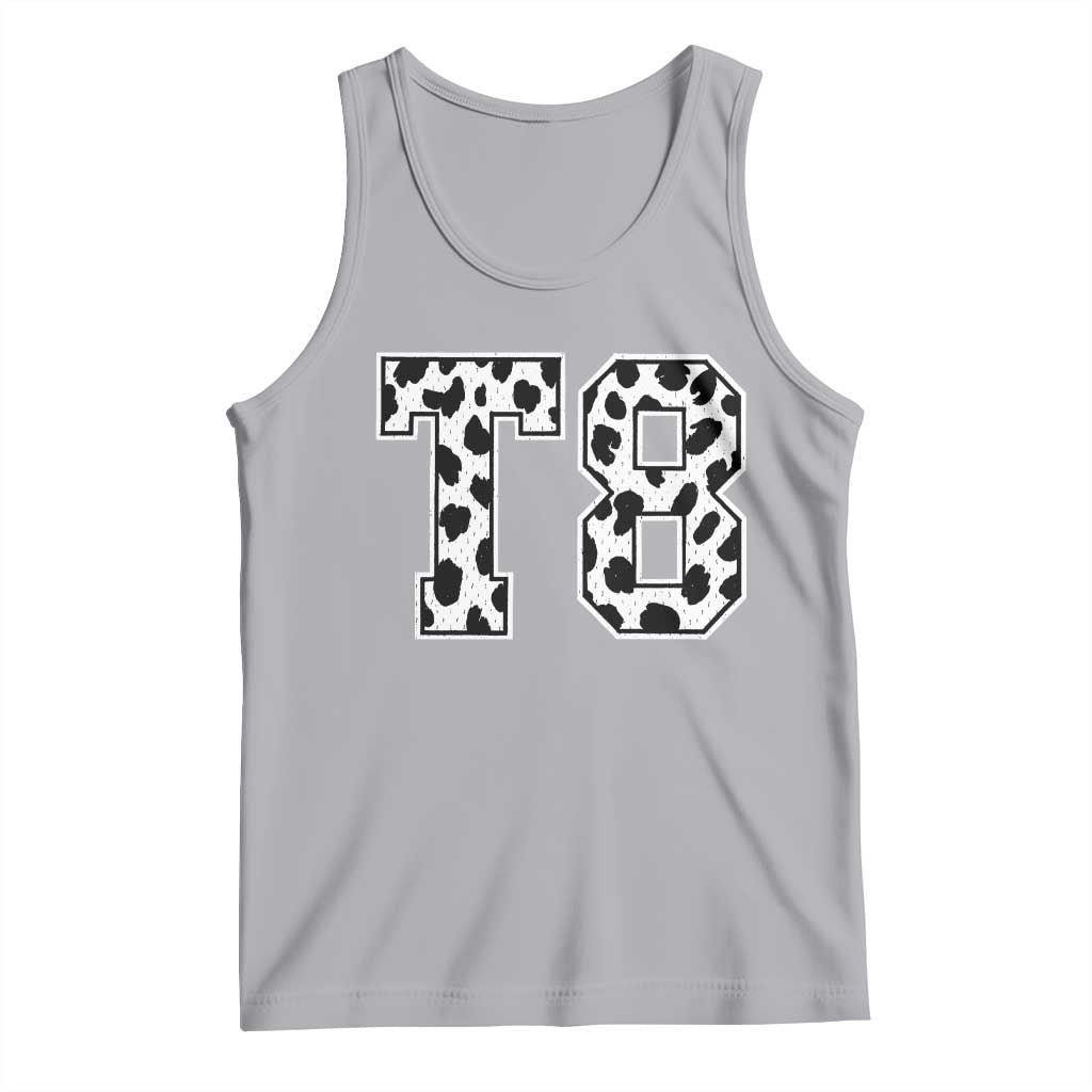 T8 Jersey Number Tank Top Y2k Leopard Number Concert Inspired Outfit Varsity Sports - Wonder Print Shop