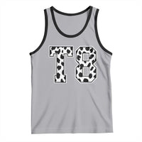 T8 Jersey Number Tank Top Y2k Leopard Number Concert Inspired Outfit Varsity Sports - Wonder Print Shop