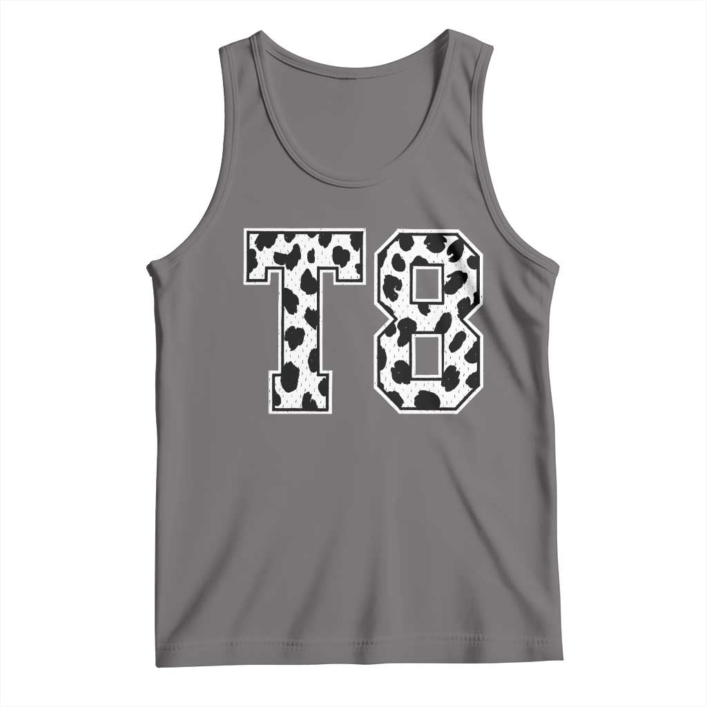 T8 Jersey Number Tank Top Y2k Leopard Number Concert Inspired Outfit Varsity Sports - Wonder Print Shop