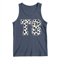 T8 Jersey Number Tank Top Y2k Leopard Number Concert Inspired Outfit Varsity Sports - Wonder Print Shop