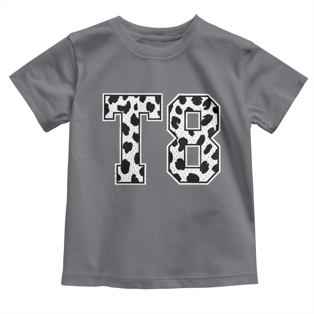 T8 Jersey Number Toddler T Shirt Y2k Leopard Number Concert Inspired Outfit Varsity Sports - Wonder Print Shop