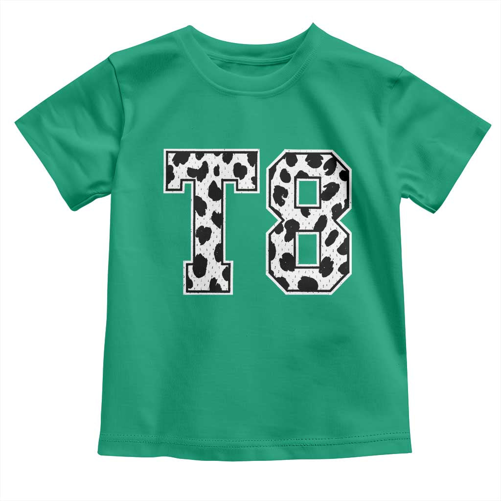 T8 Jersey Number Toddler T Shirt Y2k Leopard Number Concert Inspired Outfit Varsity Sports - Wonder Print Shop