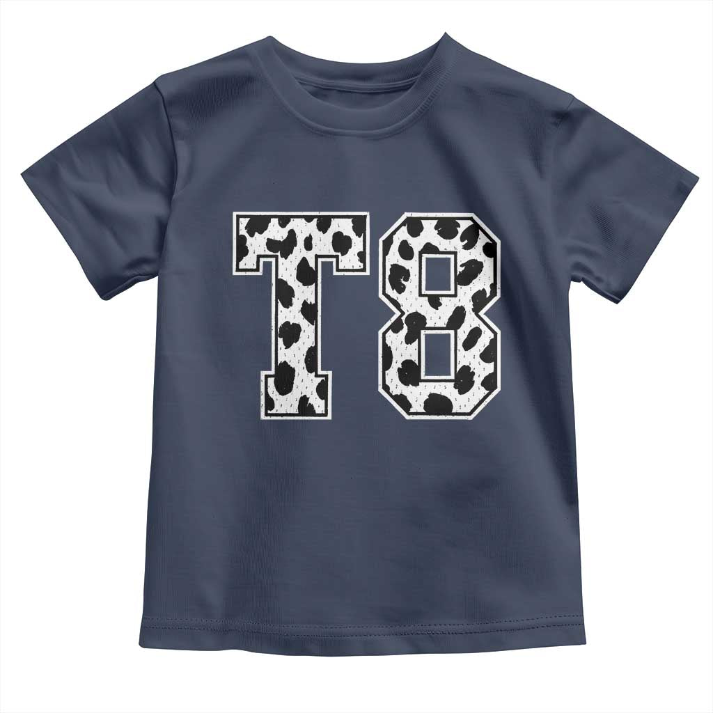 T8 Jersey Number Toddler T Shirt Y2k Leopard Number Concert Inspired Outfit Varsity Sports - Wonder Print Shop