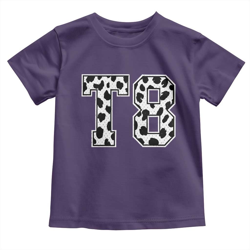 T8 Jersey Number Toddler T Shirt Y2k Leopard Number Concert Inspired Outfit Varsity Sports - Wonder Print Shop