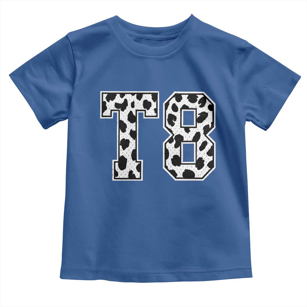 T8 Jersey Number Toddler T Shirt Y2k Leopard Number Concert Inspired Outfit Varsity Sports - Wonder Print Shop