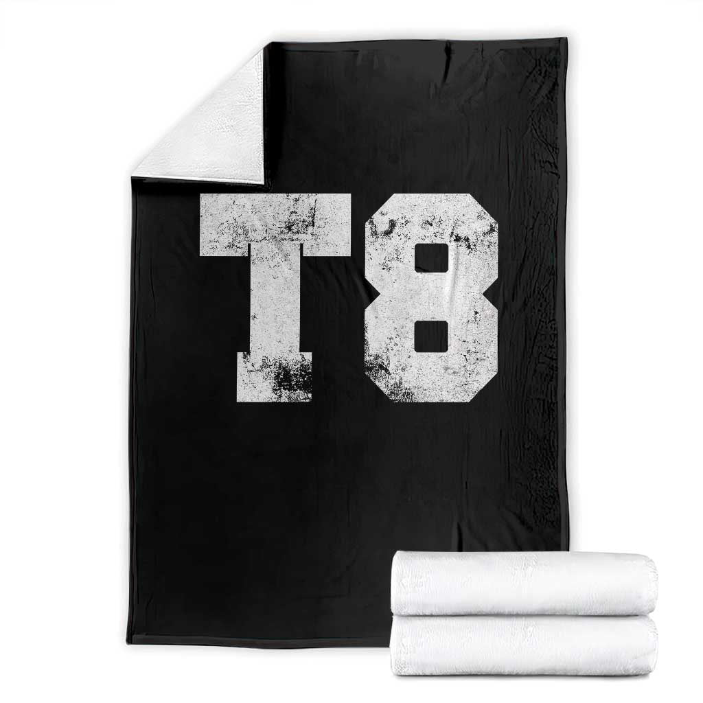 T8 Jersey Throw Blanket Concert Inspired Outfit Varsity Sports - Wonder Print Shop