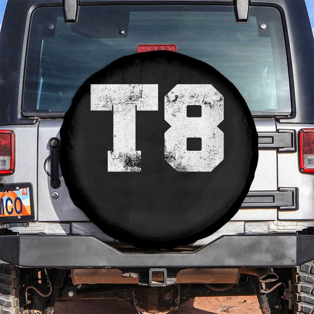 T8 Jersey Spare Tire Cover Concert Inspired Outfit Varsity Sports - Wonder Print Shop