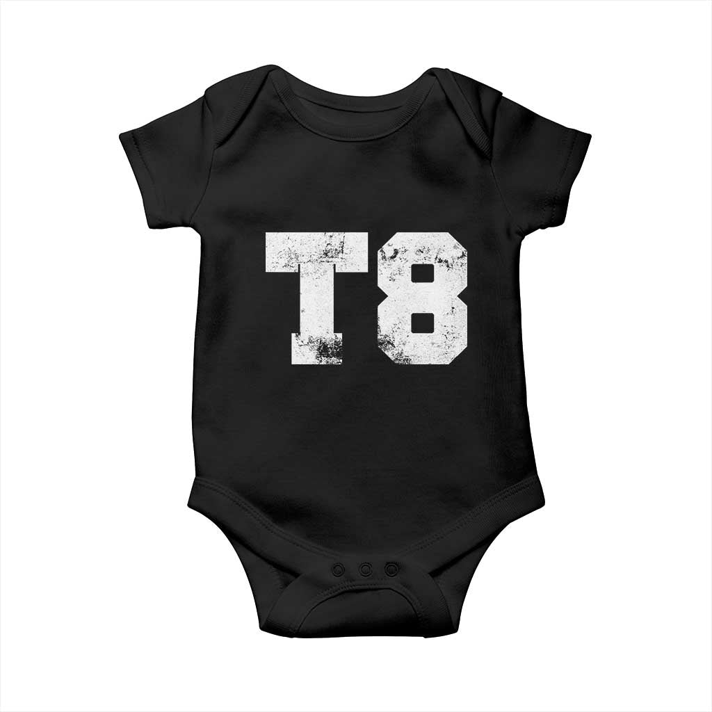 T8 Jersey Baby Onesie Concert Inspired Outfit Varsity Sports - Wonder Print Shop
