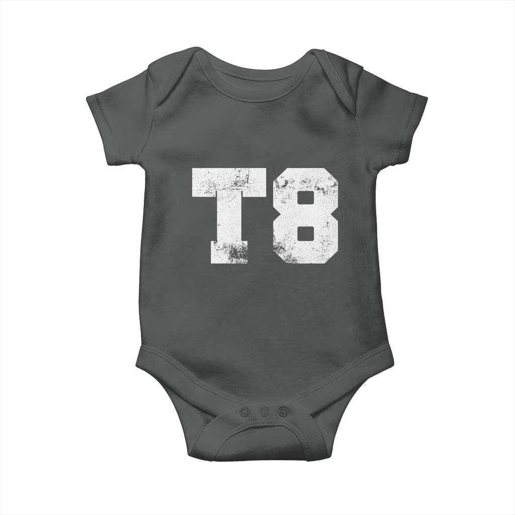 T8 Jersey Baby Onesie Concert Inspired Outfit Varsity Sports - Wonder Print Shop